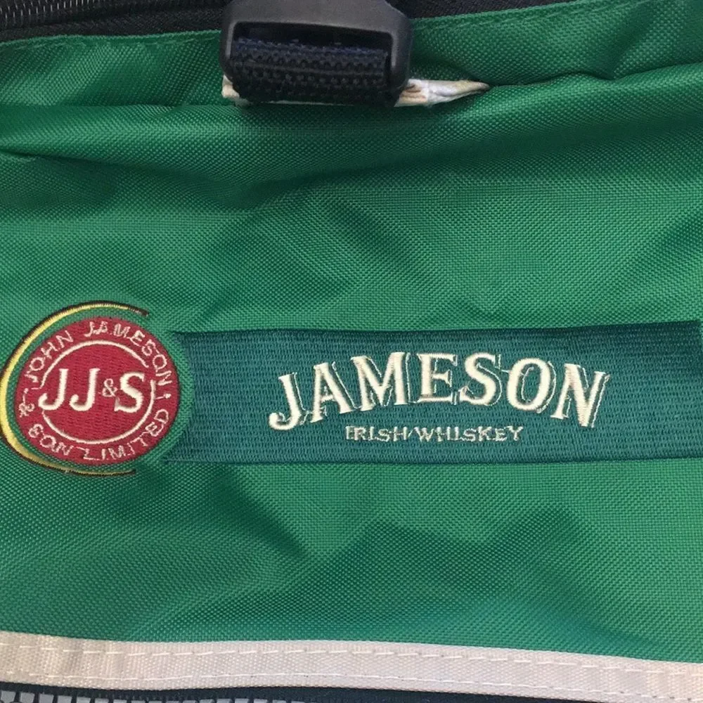 Jameson Green Travel Backpack with wheels and a retractable handle